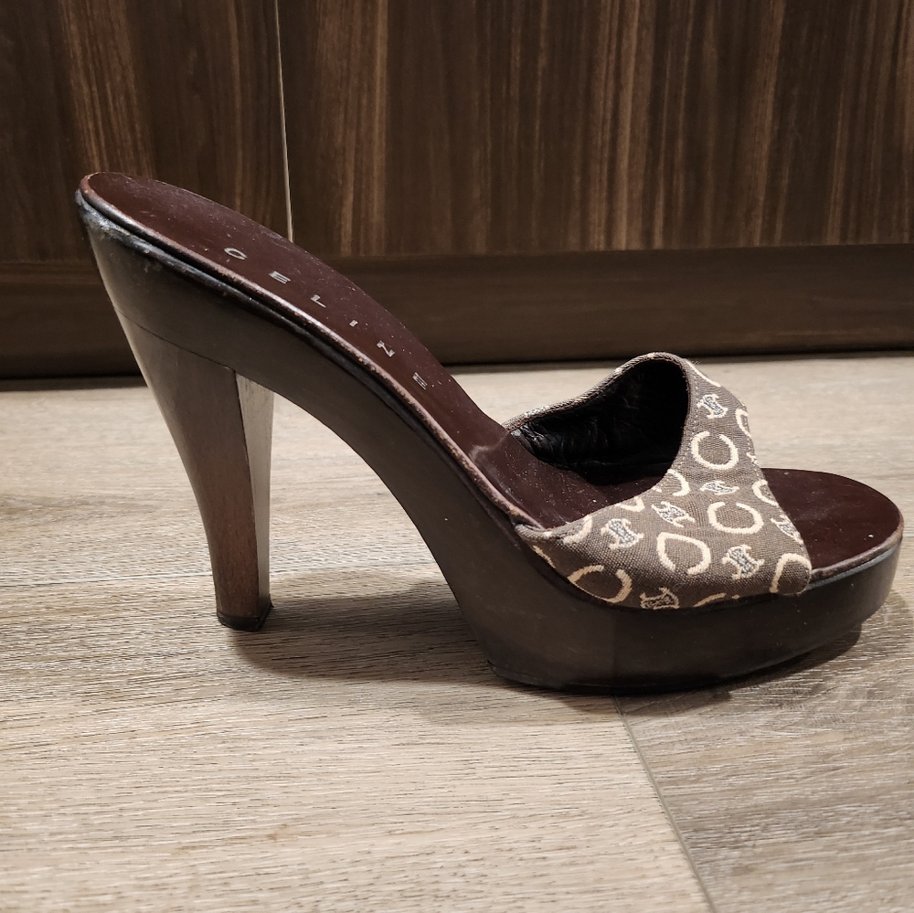 Wooden celine heels - Picture 4 of 4